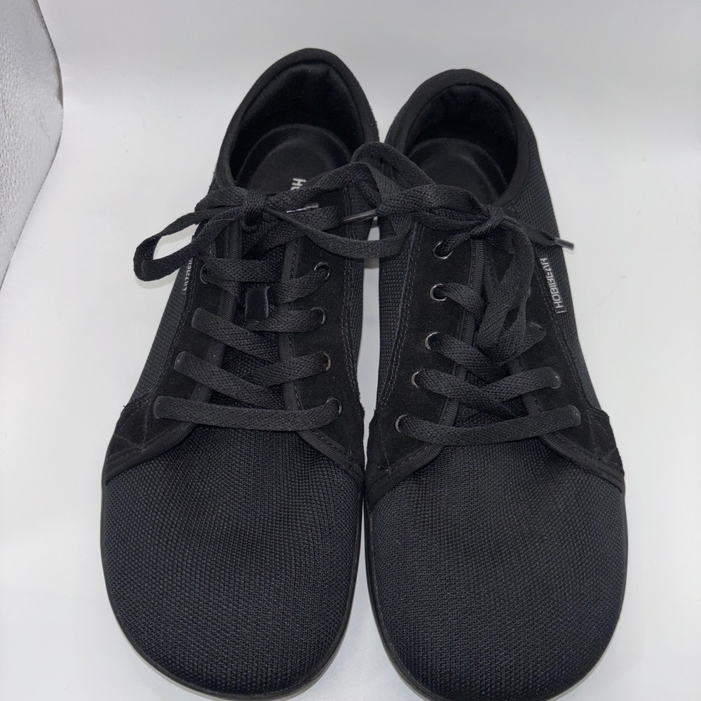 Hobibear Mens Barefoot Minimalist Sneakers Black Wide Toe Box GS7968H Size 46
